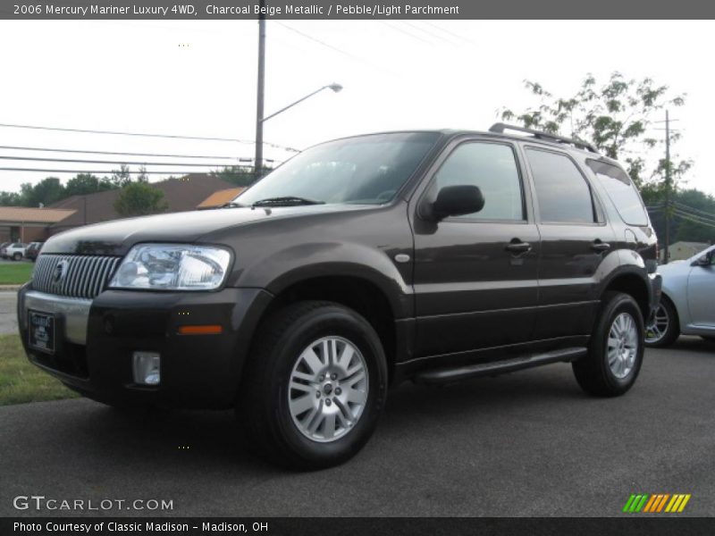 Charcoal Beige Metallic / Pebble/Light Parchment 2006 Mercury Mariner Luxury 4WD