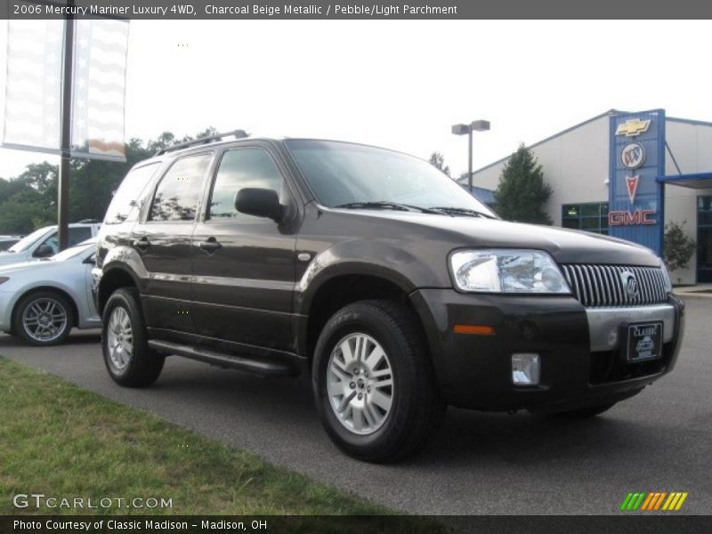 Charcoal Beige Metallic / Pebble/Light Parchment 2006 Mercury Mariner Luxury 4WD