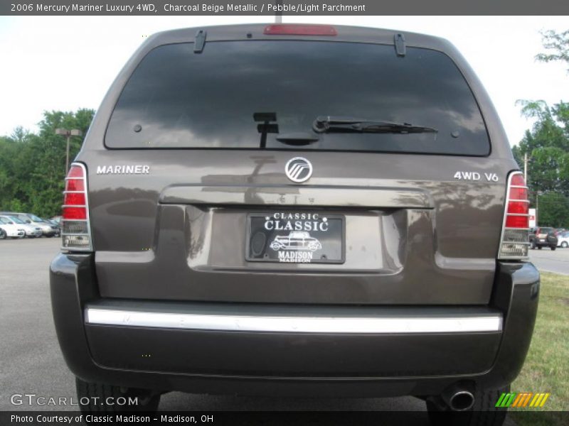 Charcoal Beige Metallic / Pebble/Light Parchment 2006 Mercury Mariner Luxury 4WD