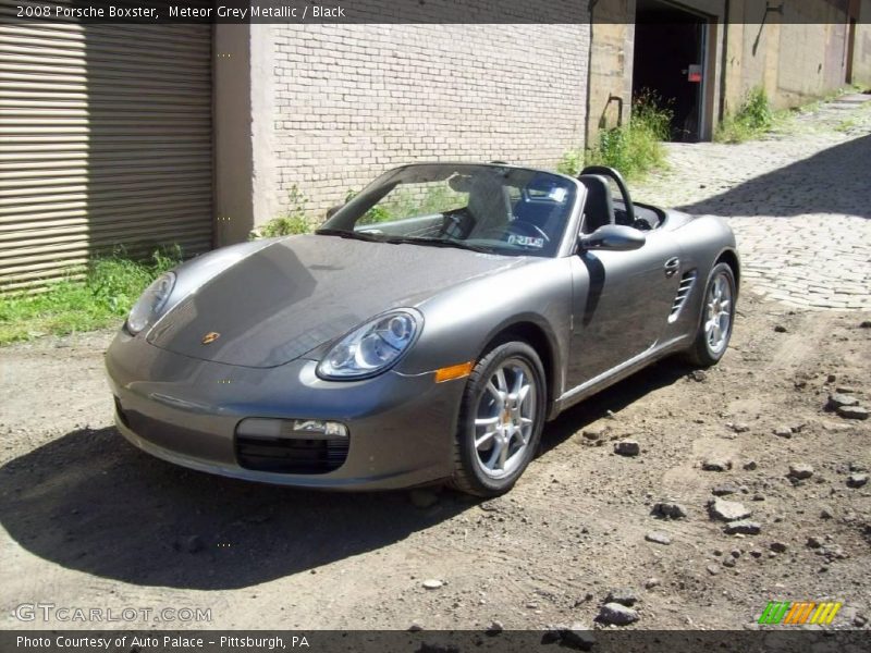 Meteor Grey Metallic / Black 2008 Porsche Boxster