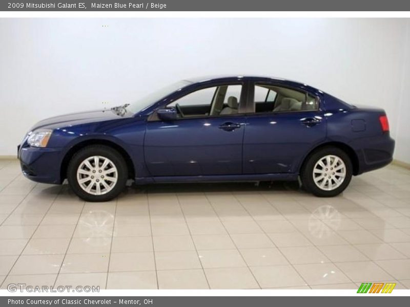 Maizen Blue Pearl / Beige 2009 Mitsubishi Galant ES