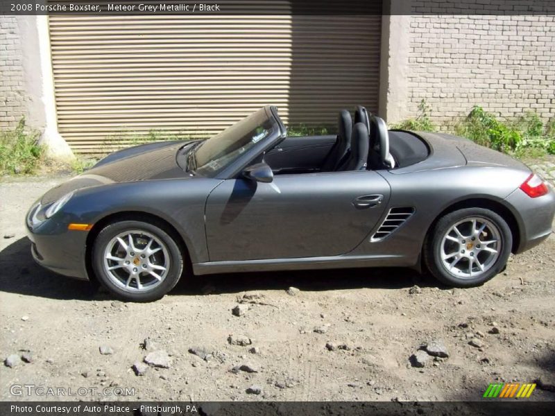 Meteor Grey Metallic / Black 2008 Porsche Boxster