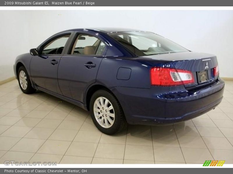 Maizen Blue Pearl / Beige 2009 Mitsubishi Galant ES