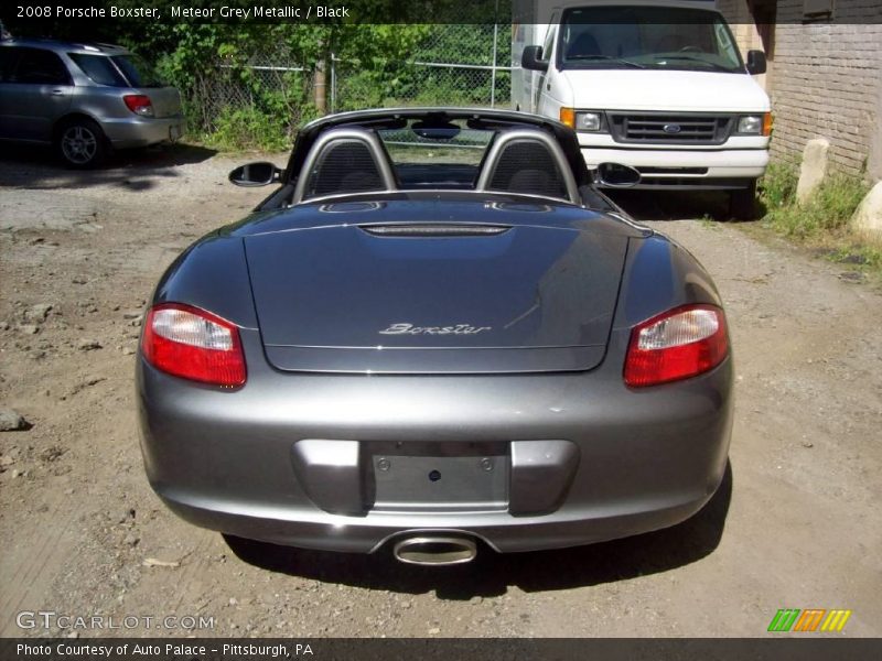 Meteor Grey Metallic / Black 2008 Porsche Boxster