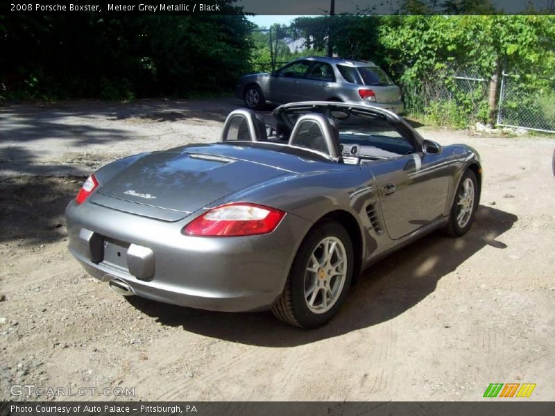 Meteor Grey Metallic / Black 2008 Porsche Boxster