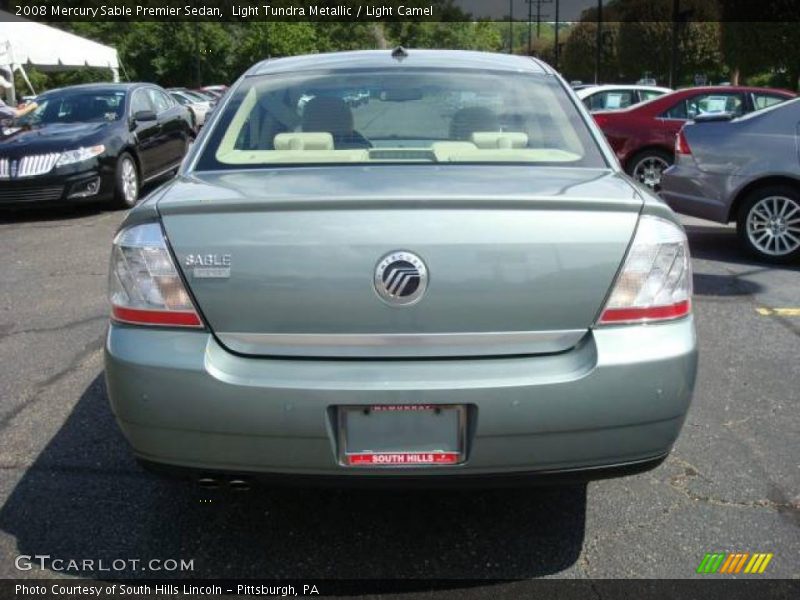 Light Tundra Metallic / Light Camel 2008 Mercury Sable Premier Sedan