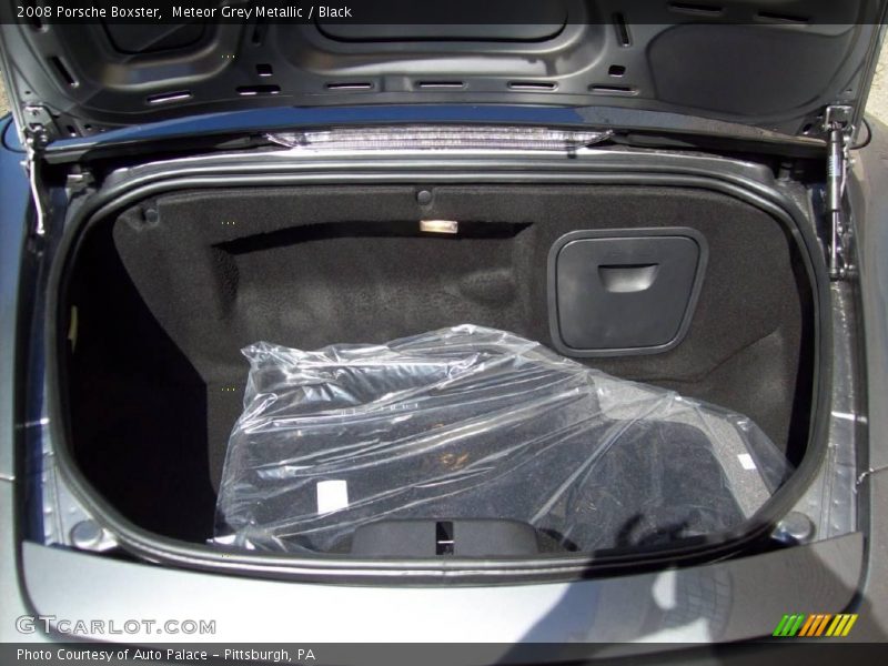 Meteor Grey Metallic / Black 2008 Porsche Boxster