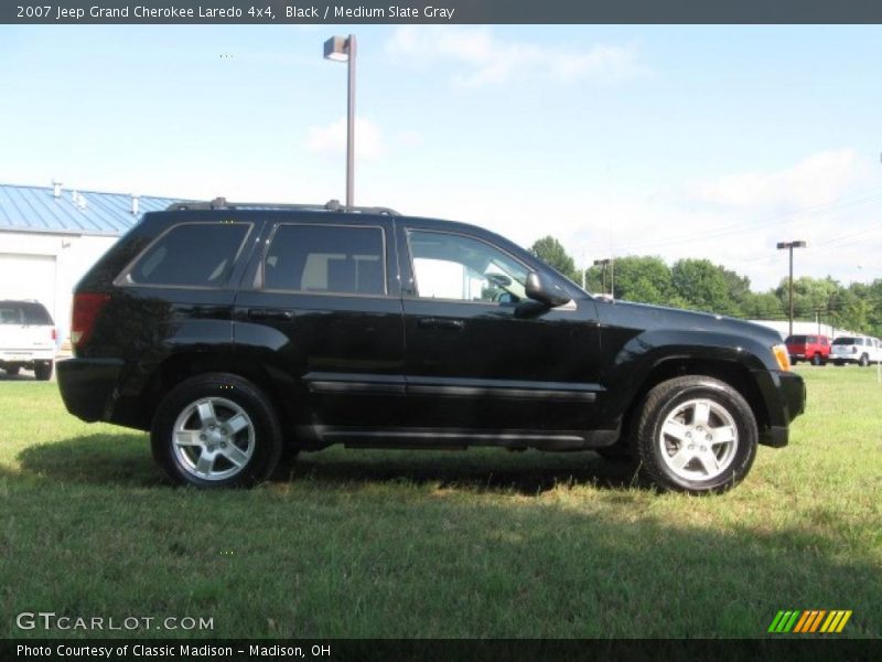 Black / Medium Slate Gray 2007 Jeep Grand Cherokee Laredo 4x4