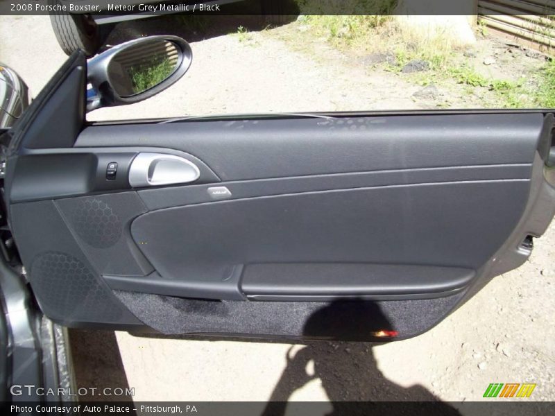 Meteor Grey Metallic / Black 2008 Porsche Boxster