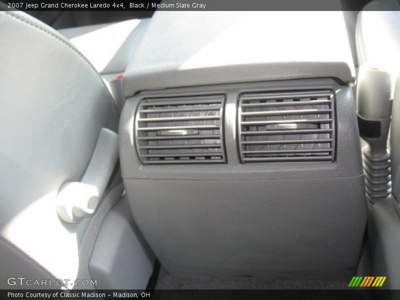 Black / Medium Slate Gray 2007 Jeep Grand Cherokee Laredo 4x4