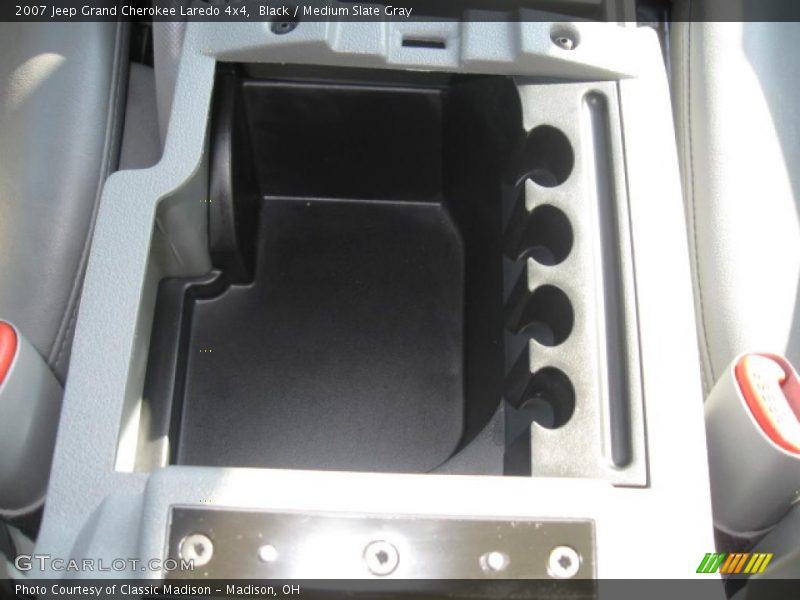 Black / Medium Slate Gray 2007 Jeep Grand Cherokee Laredo 4x4