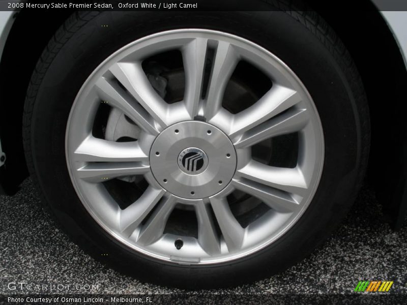 Oxford White / Light Camel 2008 Mercury Sable Premier Sedan