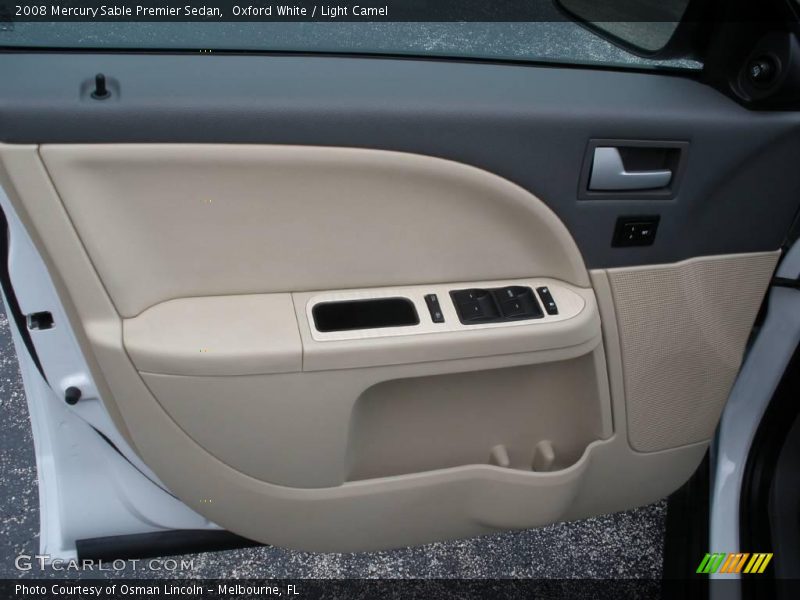 Oxford White / Light Camel 2008 Mercury Sable Premier Sedan