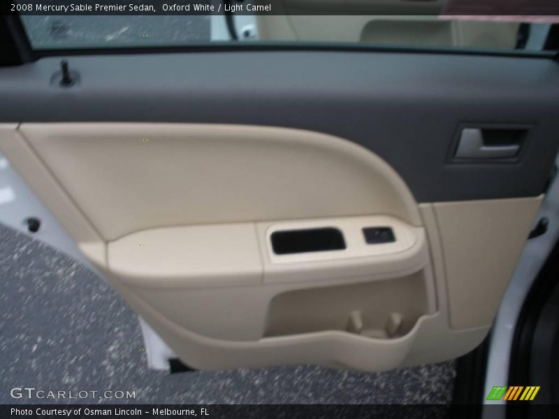Oxford White / Light Camel 2008 Mercury Sable Premier Sedan