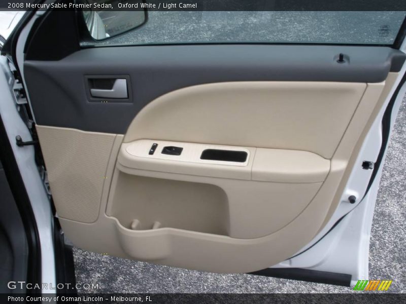 Oxford White / Light Camel 2008 Mercury Sable Premier Sedan