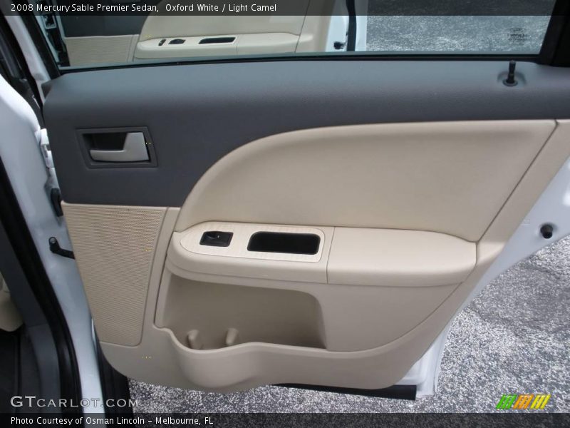 Oxford White / Light Camel 2008 Mercury Sable Premier Sedan