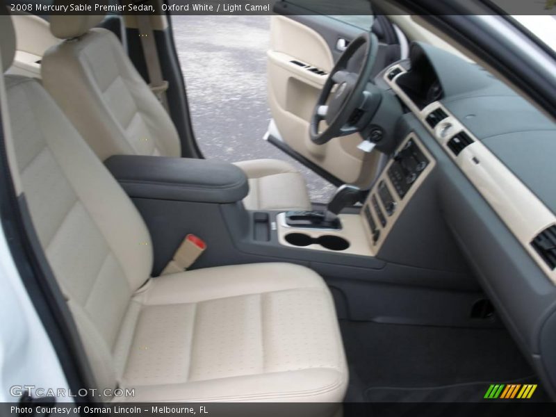 Oxford White / Light Camel 2008 Mercury Sable Premier Sedan