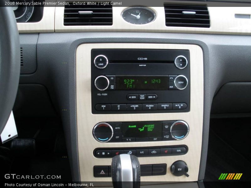 Oxford White / Light Camel 2008 Mercury Sable Premier Sedan