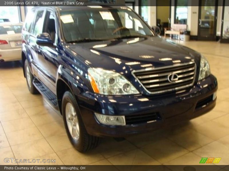 Nautical Blue / Dark Gray 2006 Lexus GX 470