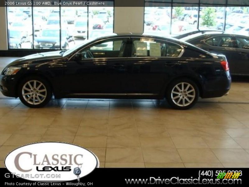 Blue Onyx Pearl / Cashmere 2006 Lexus GS 300 AWD
