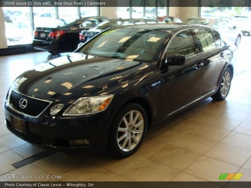 Blue Onyx Pearl / Cashmere 2006 Lexus GS 300 AWD