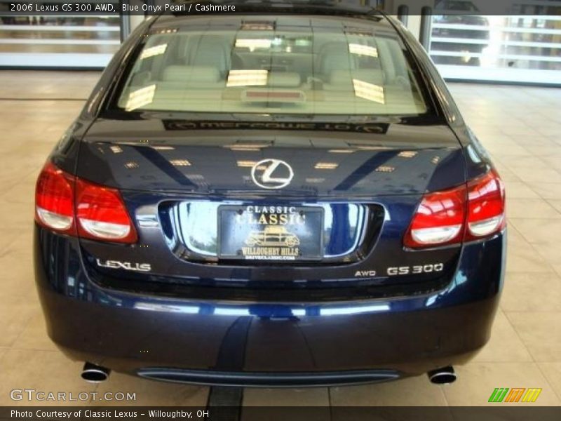 Blue Onyx Pearl / Cashmere 2006 Lexus GS 300 AWD