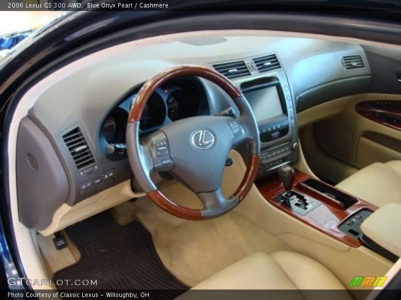 Blue Onyx Pearl / Cashmere 2006 Lexus GS 300 AWD