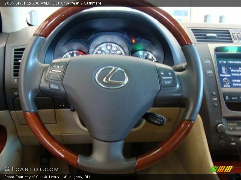 Blue Onyx Pearl / Cashmere 2006 Lexus GS 300 AWD