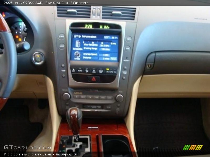 Blue Onyx Pearl / Cashmere 2006 Lexus GS 300 AWD