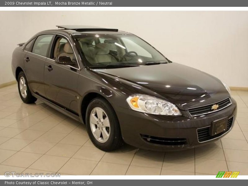 Mocha Bronze Metallic / Neutral 2009 Chevrolet Impala LT