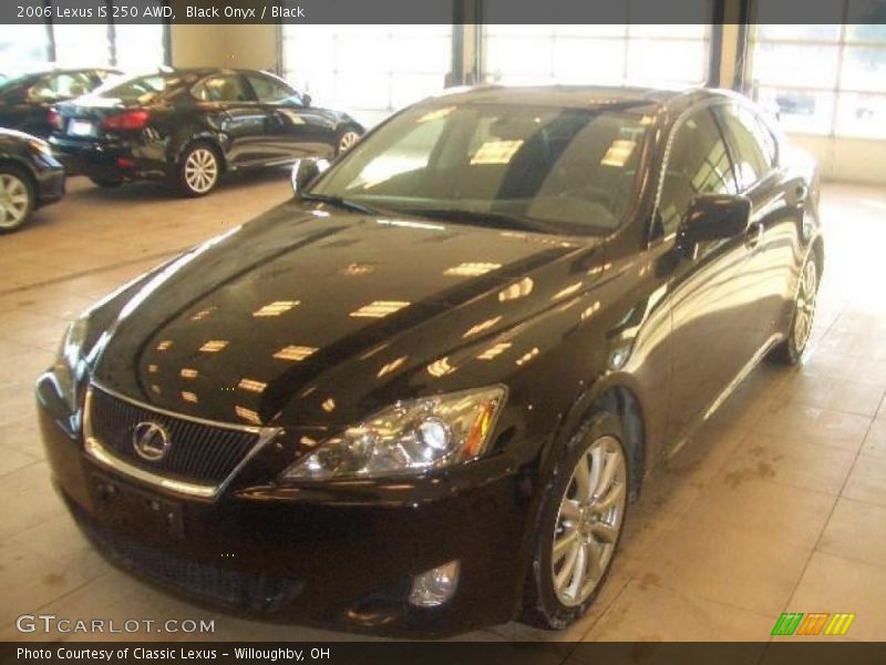 Black Onyx / Black 2006 Lexus IS 250 AWD