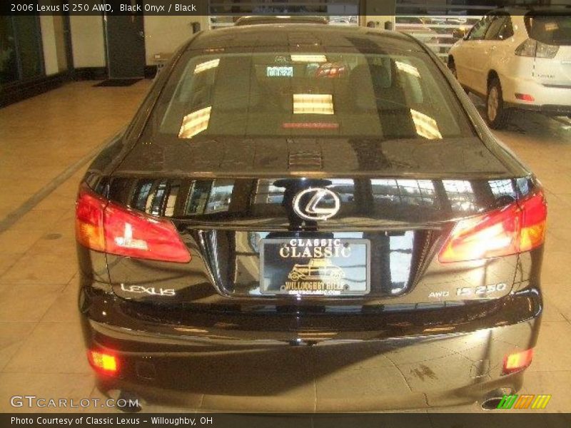 Black Onyx / Black 2006 Lexus IS 250 AWD