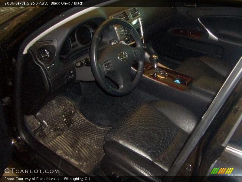 Black Onyx / Black 2006 Lexus IS 250 AWD