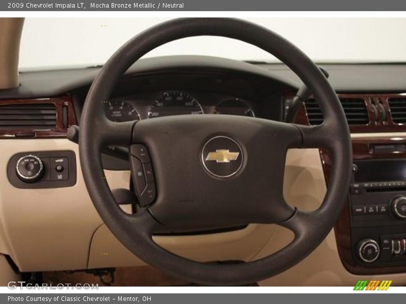 Mocha Bronze Metallic / Neutral 2009 Chevrolet Impala LT