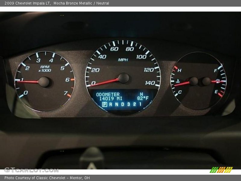 Mocha Bronze Metallic / Neutral 2009 Chevrolet Impala LT