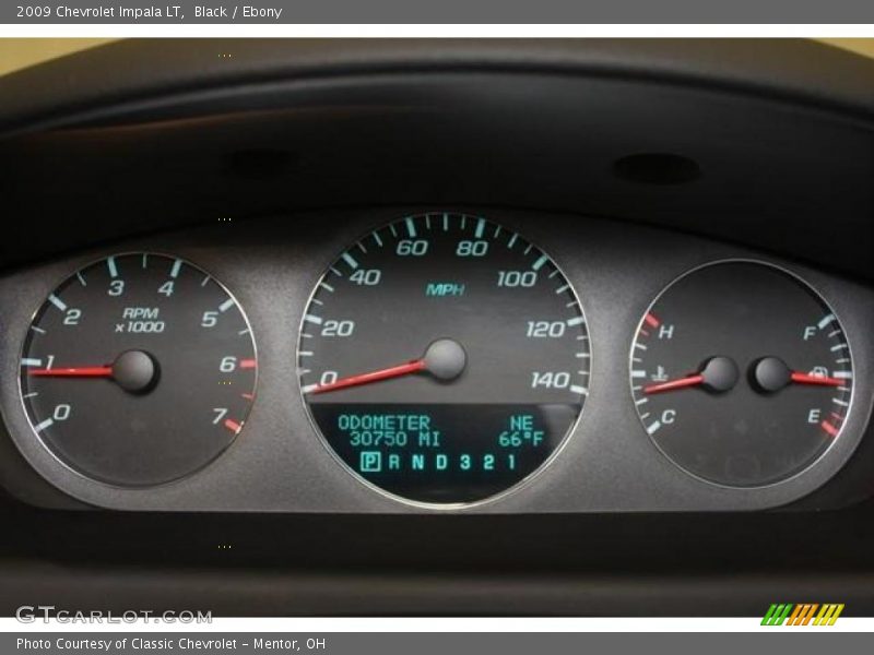 Black / Ebony 2009 Chevrolet Impala LT