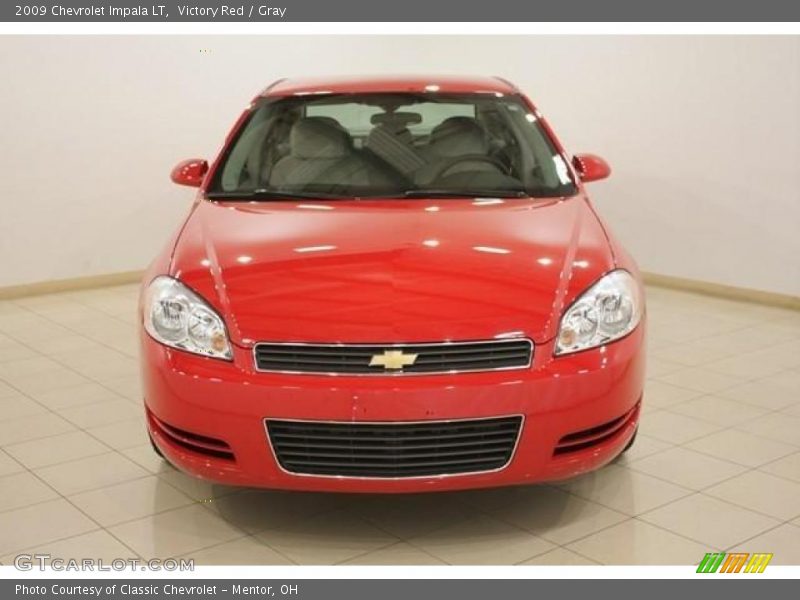 Victory Red / Gray 2009 Chevrolet Impala LT
