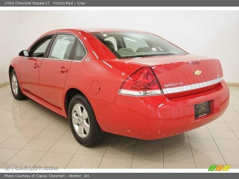 Victory Red / Gray 2009 Chevrolet Impala LT