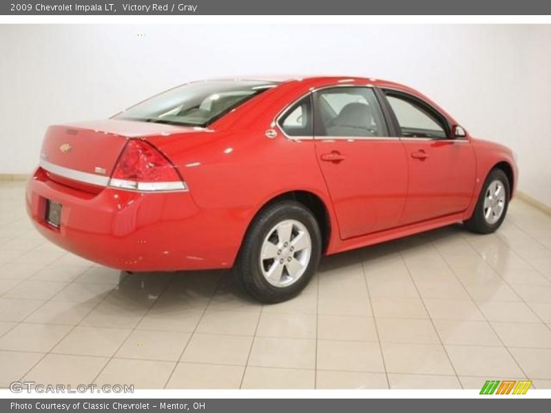 Victory Red / Gray 2009 Chevrolet Impala LT