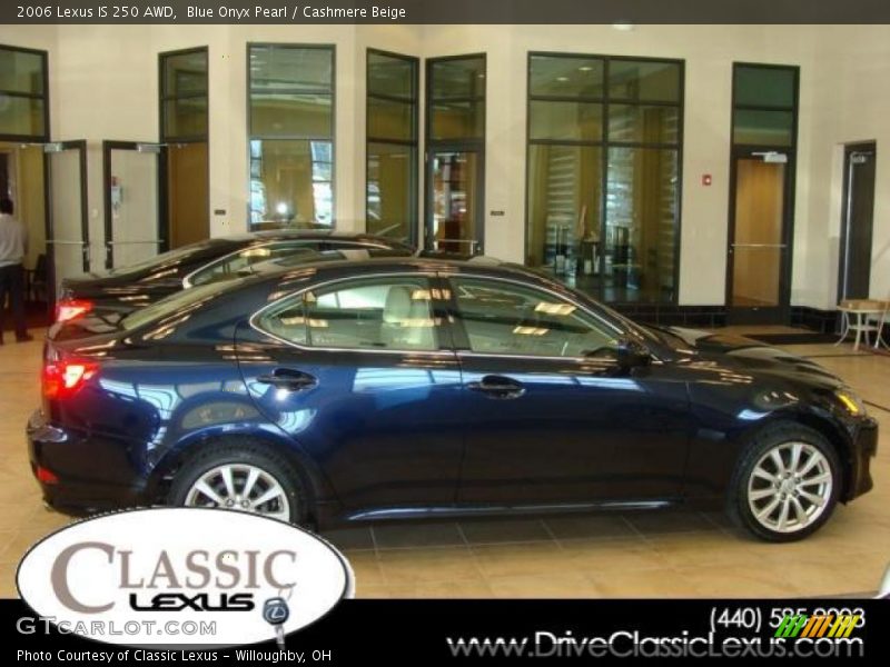 Blue Onyx Pearl / Cashmere Beige 2006 Lexus IS 250 AWD