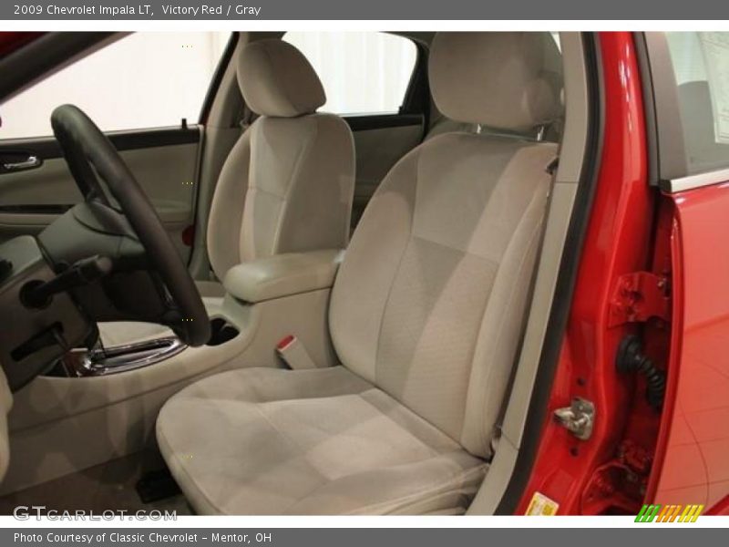Victory Red / Gray 2009 Chevrolet Impala LT