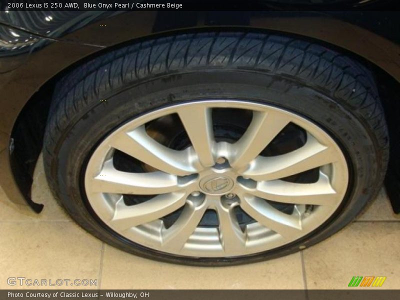 Blue Onyx Pearl / Cashmere Beige 2006 Lexus IS 250 AWD