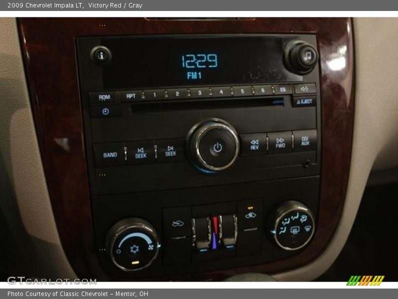 Victory Red / Gray 2009 Chevrolet Impala LT