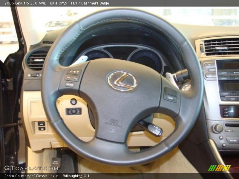 Blue Onyx Pearl / Cashmere Beige 2006 Lexus IS 250 AWD