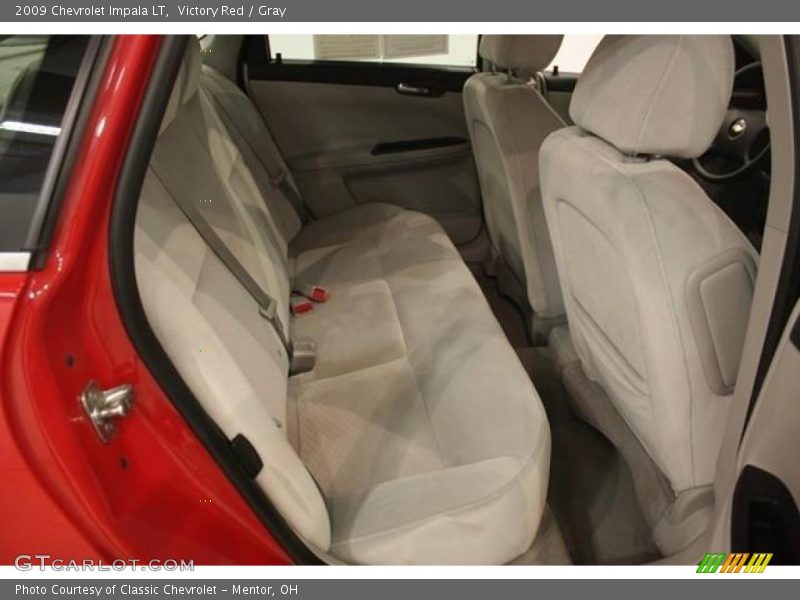 Victory Red / Gray 2009 Chevrolet Impala LT