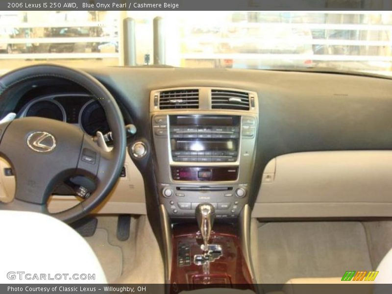 Blue Onyx Pearl / Cashmere Beige 2006 Lexus IS 250 AWD