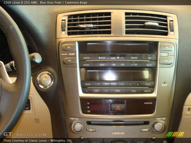 Blue Onyx Pearl / Cashmere Beige 2006 Lexus IS 250 AWD
