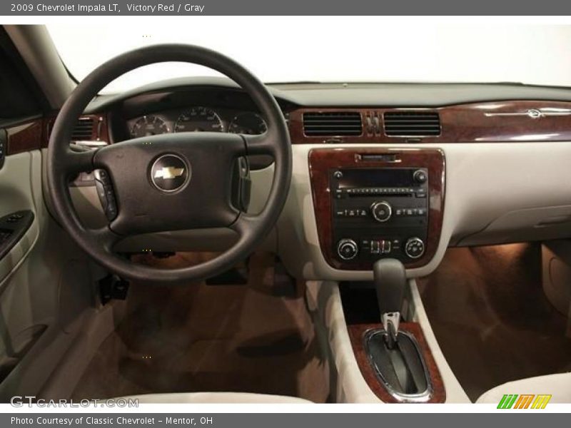 Victory Red / Gray 2009 Chevrolet Impala LT