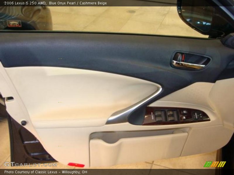 Blue Onyx Pearl / Cashmere Beige 2006 Lexus IS 250 AWD