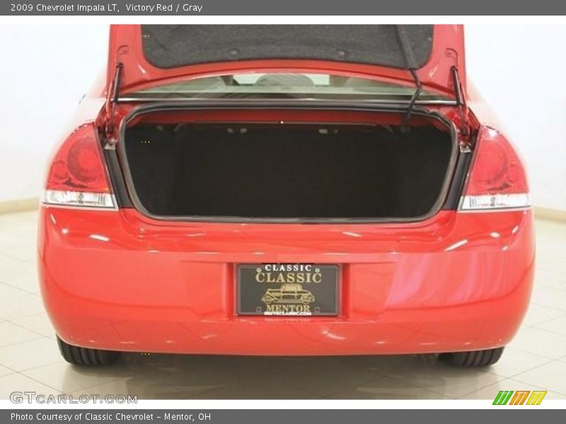 Victory Red / Gray 2009 Chevrolet Impala LT